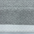 Jacquard tricoté à double tricot à double coton en polyester
